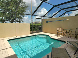 Relax 24 x 7 with your private pool and spa right outside your door